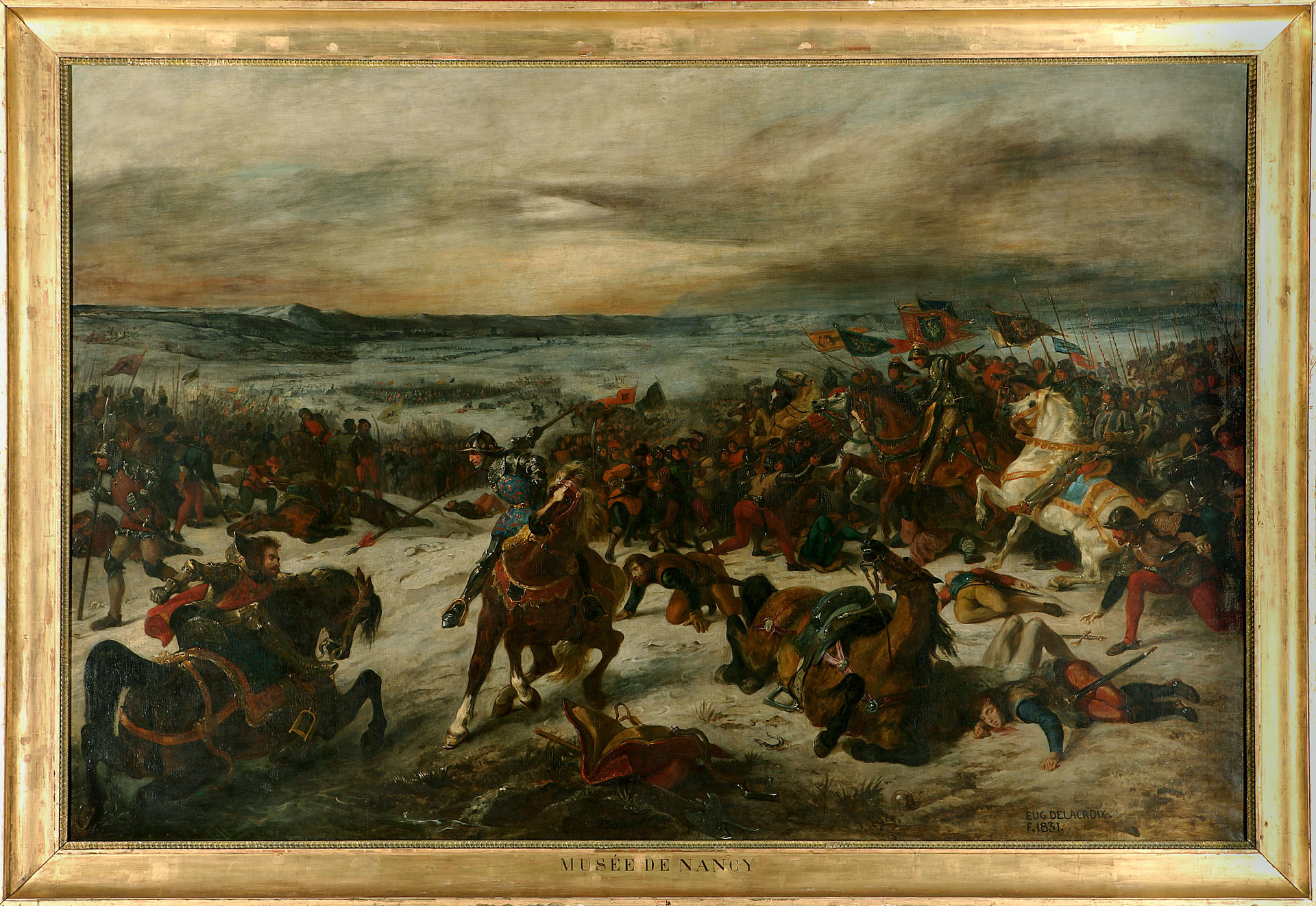 Eugène Delacroix, La Bataille de Nancy