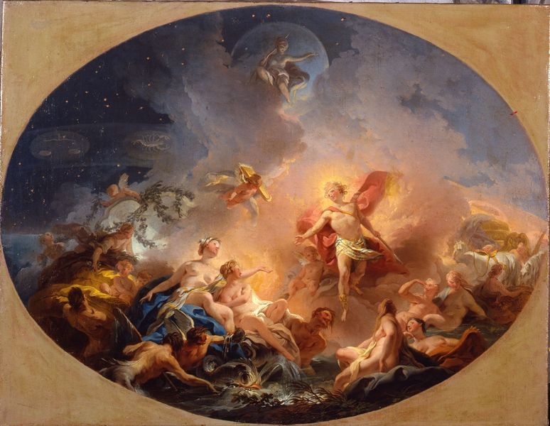 Gregorio Guglielmi, Le coucher du soleil, 1767-1768