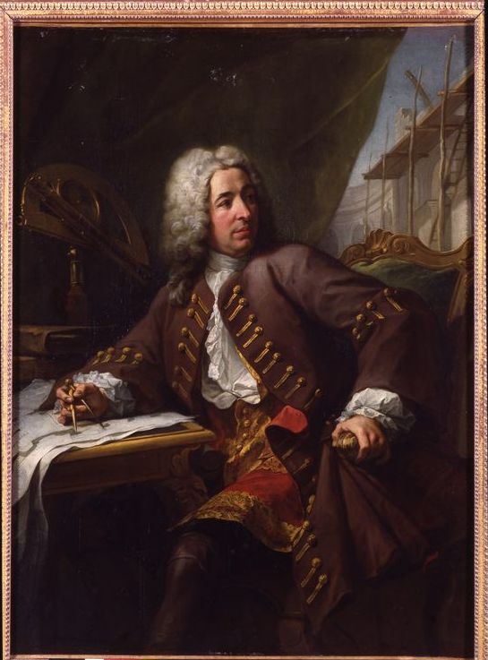 Jean-François Restout, Portrait d’un architecte, 1734