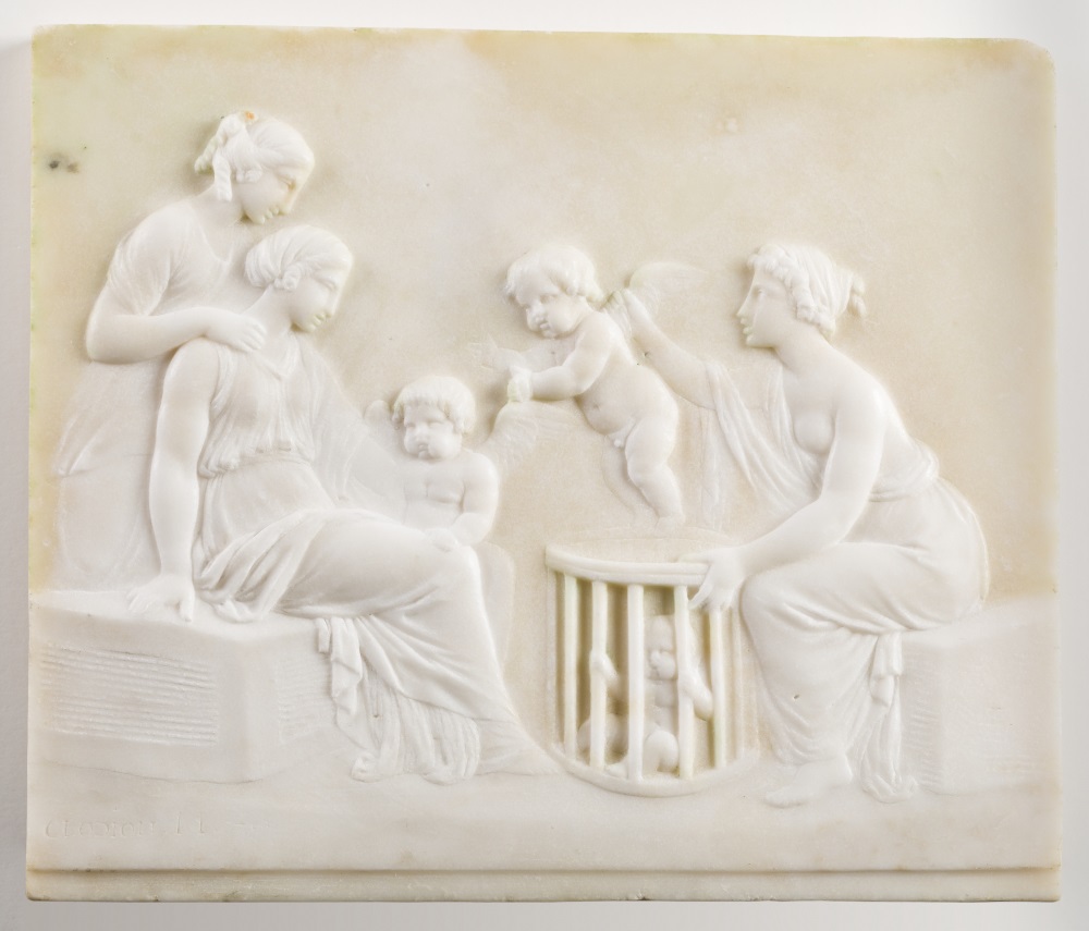 Clodion, La Marchande d’Amours, vers 1765-1768, marbre © Musée des Beaux-Arts, Nancy / Photo T. Clot
